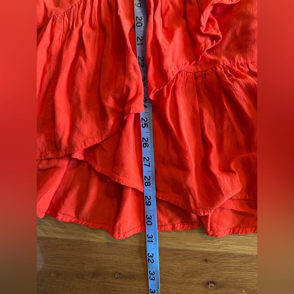 H&M Red Ruffled Skirt - Picture 4 of 6